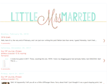 Tablet Screenshot of littlemrsmarried.com